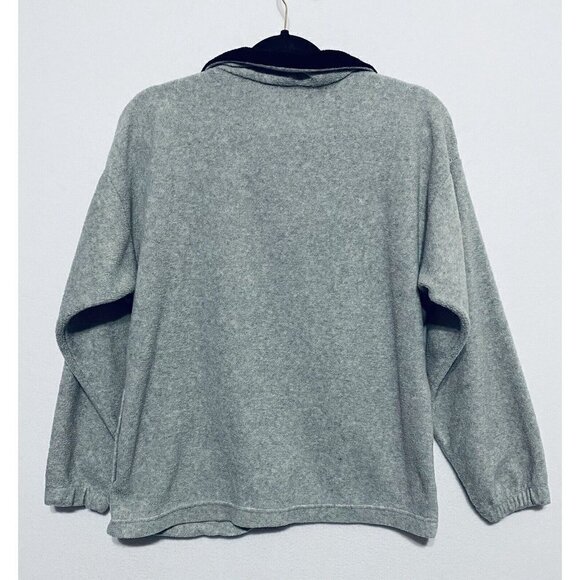 USA Beijing 2008 Olympics Embroidered Fleece Zip Up Jacket Gray Adult Medium - Picture 3 of 4